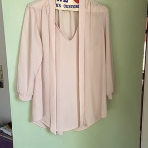 Cream blouse - large - great condition
